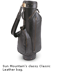 Sun Mountain's Leather Bag