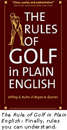 The Rules of Golf in Plain English